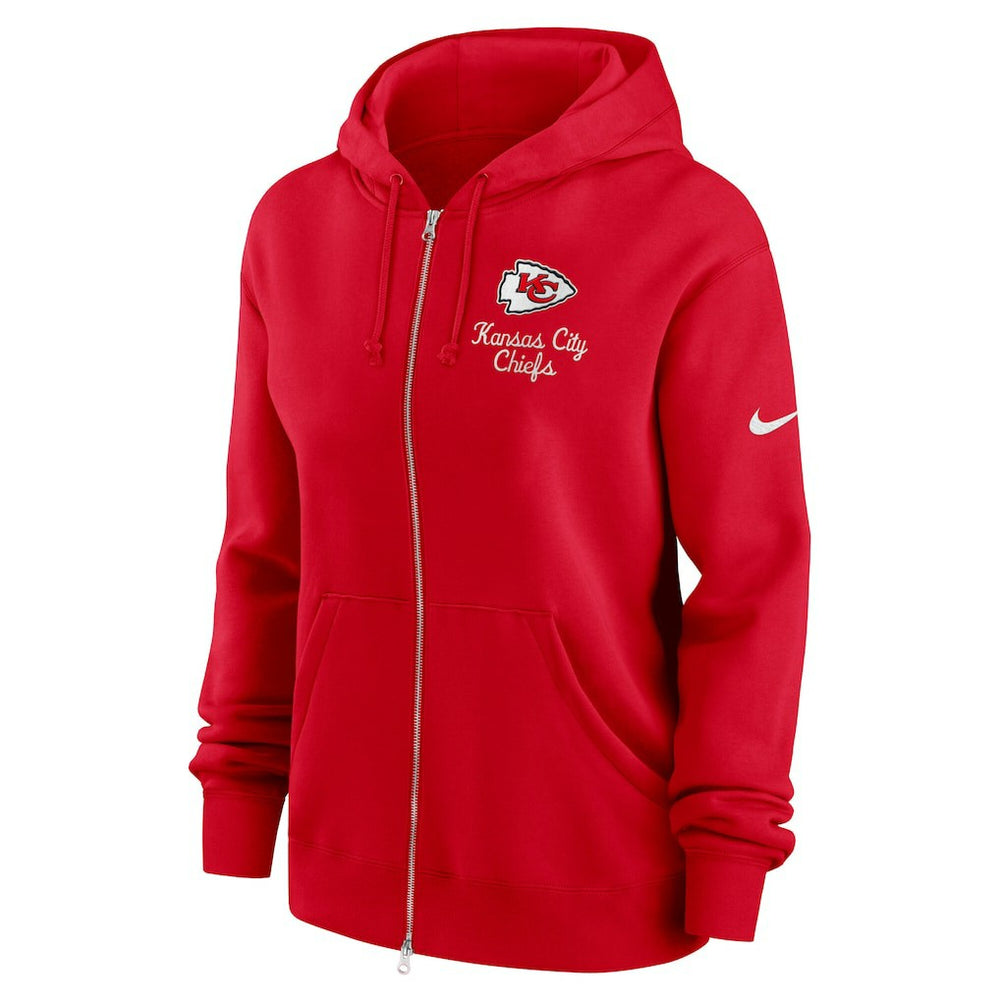 Kansas City Chiefs Women's Phoenix Rewind Full-Zip Hoodie - Red sale