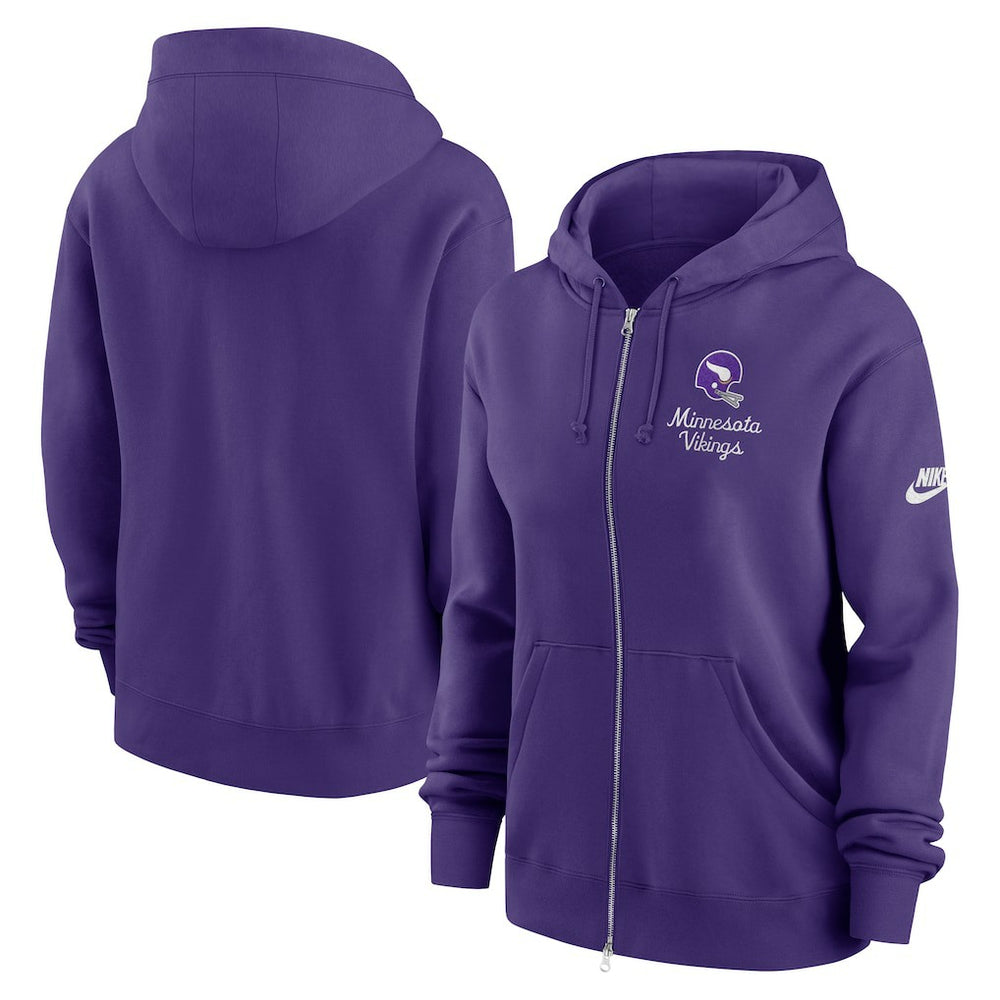 Minnesota Vikings Women's Phoenix Rewind Full-Zip Hoodie - Purple cheap