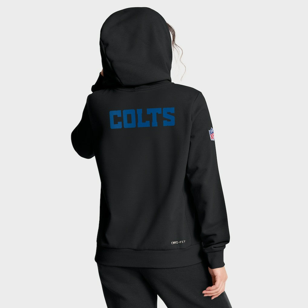 Indianapolis Colts Women's Alternate Logo Sideline Standard Issue Dri-FIT Hoodie - Black cheap