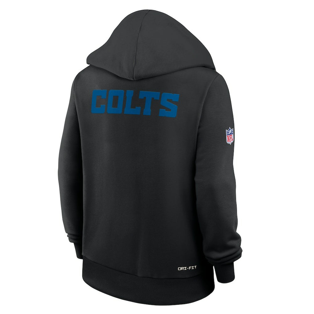 Indianapolis Colts Women's Alternate Logo Sideline Standard Issue Dri-FIT Hoodie - Black cheap
