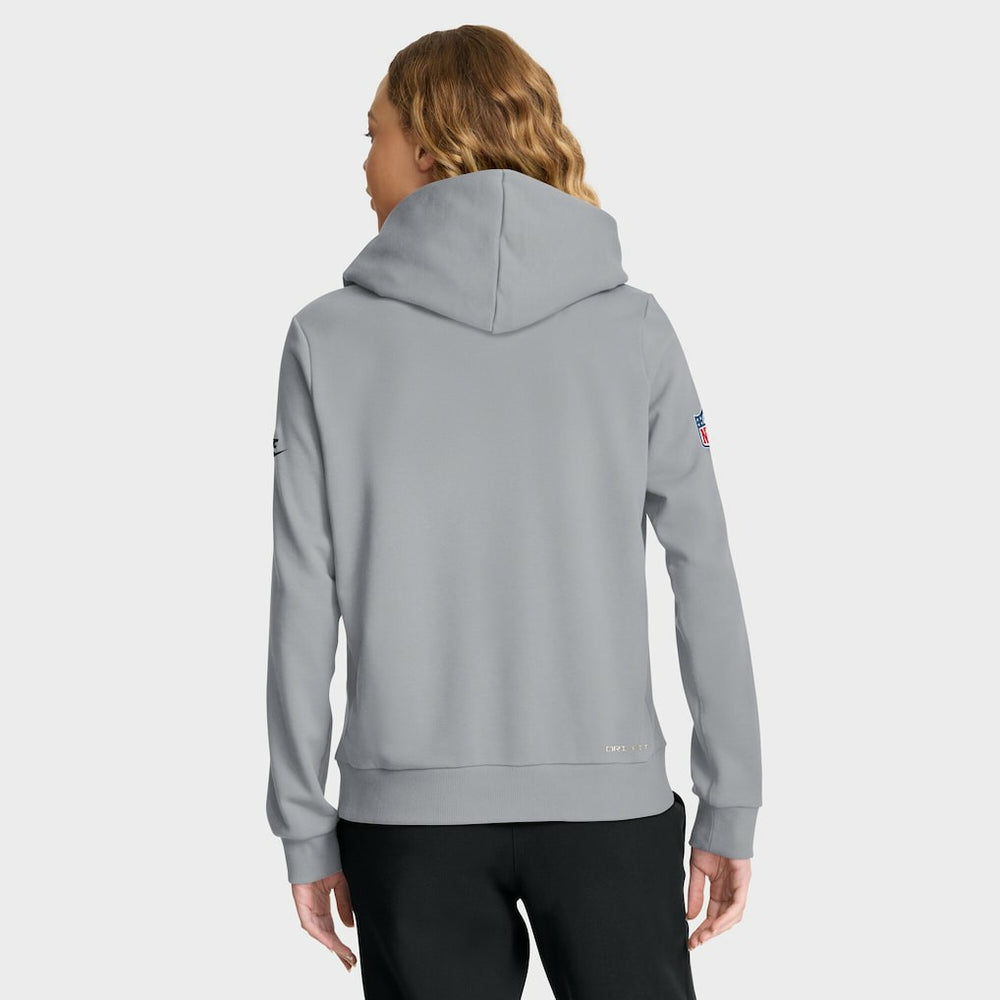 Pittsburgh Steelers Women's 1933 Sideline Standard Issue Dri-FIT Hoodie - Gray on sale