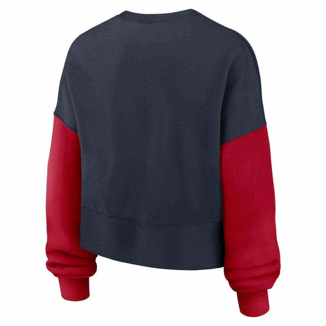 Houston Texans Women's Oversized Color-Block Pullover Sweatshirt - Navy outlet