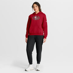 San Francisco 49ers Women's Club Fleece Hoodie - Scarlet sale