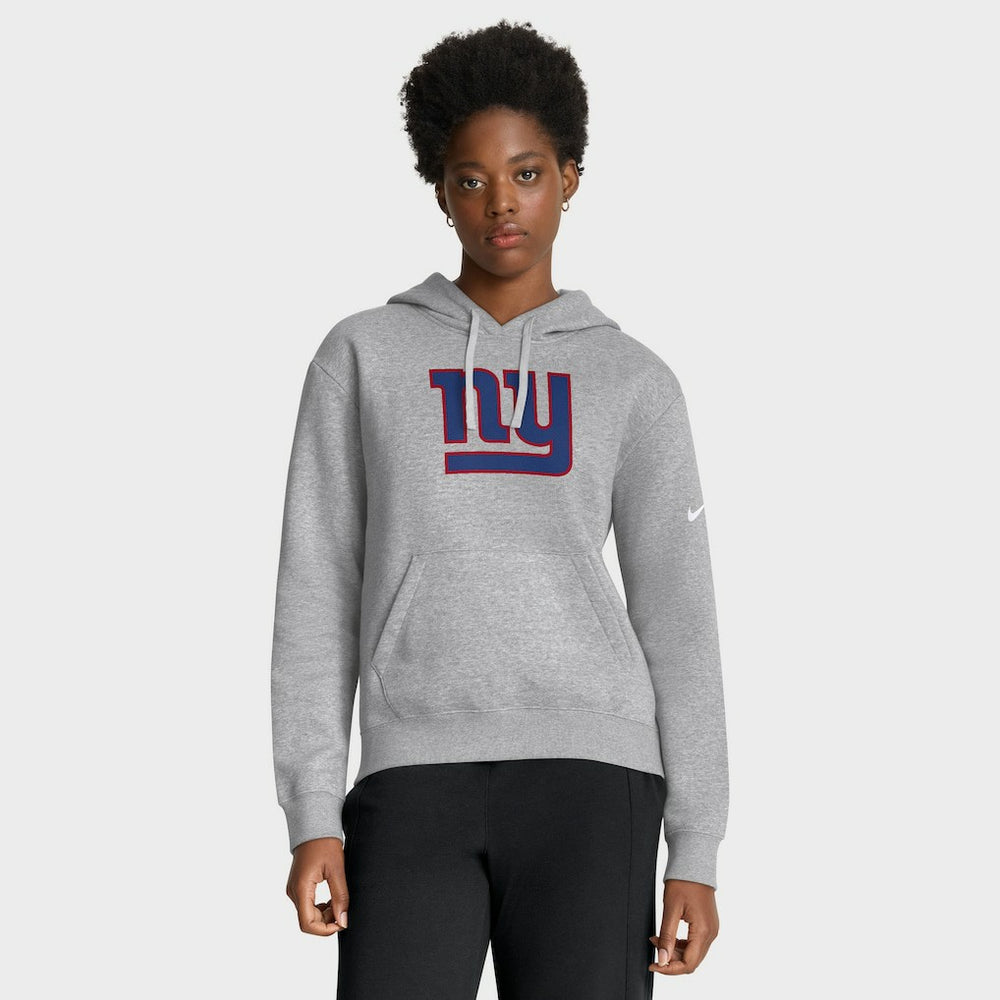 New York Giants Women's Club Fleece Hoodie - Heather Gray sale