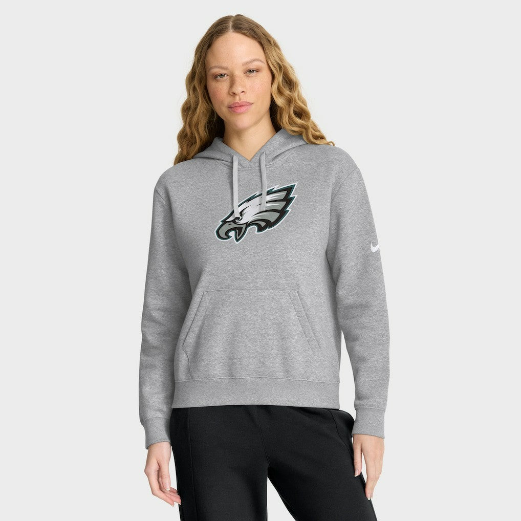 Philadelphia Eagles Women's Club Fleece Hoodie - Heather Gray on sale