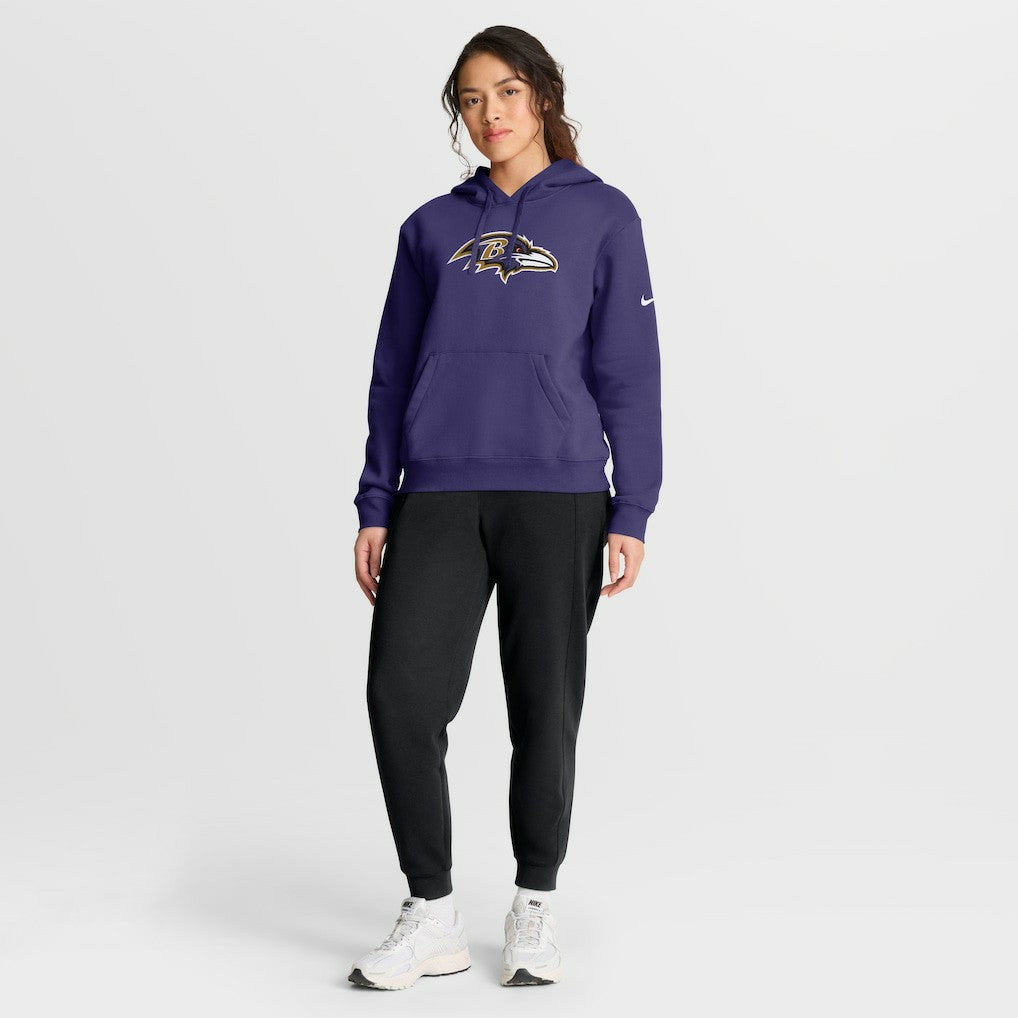 Baltimore Ravens Women's Club Fleece Hoodie - Purple for sale