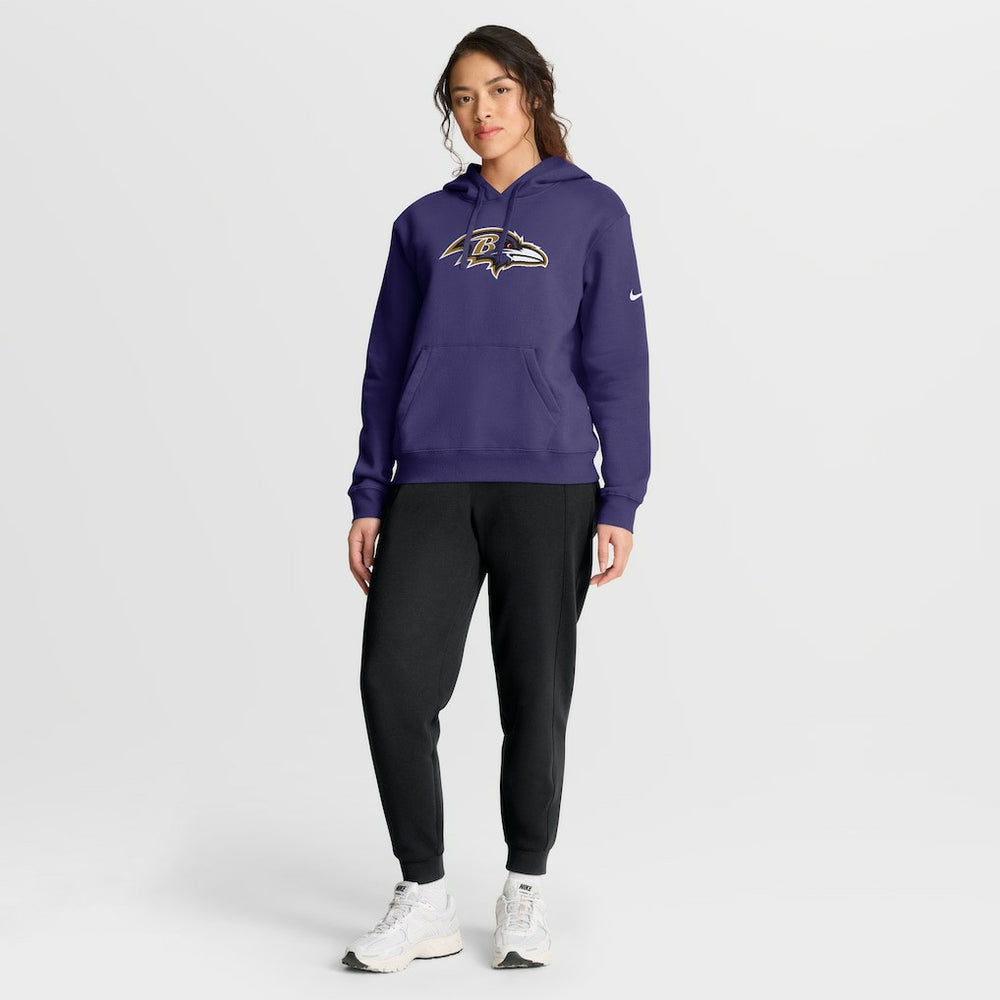 Baltimore Ravens Women's Club Fleece Hoodie - Purple for sale