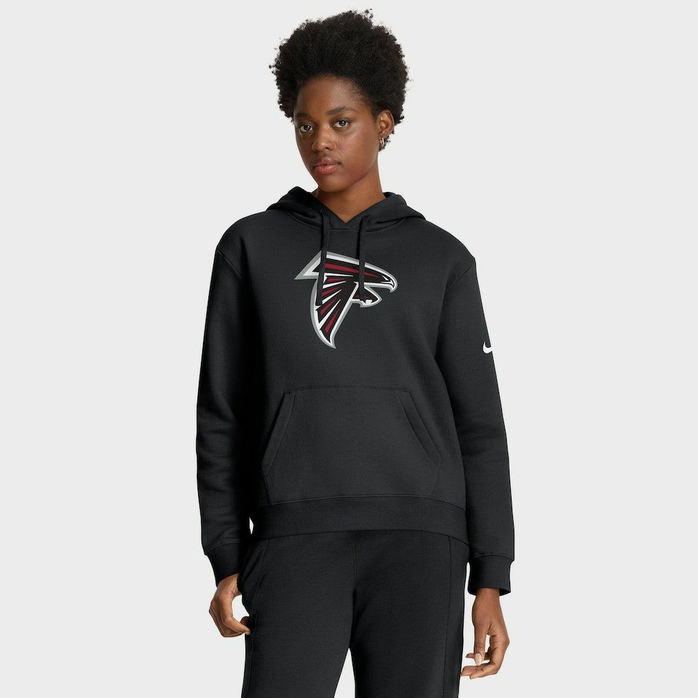 Atlanta Falcons Women's Club Fleece Hoodie - Black sale