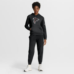 Atlanta Falcons Women's Club Fleece Hoodie - Black sale