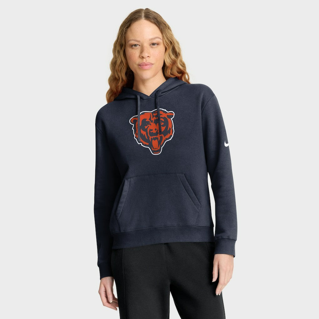 Chicago Bears Women's Club Fleece Hoodie - Navy discount