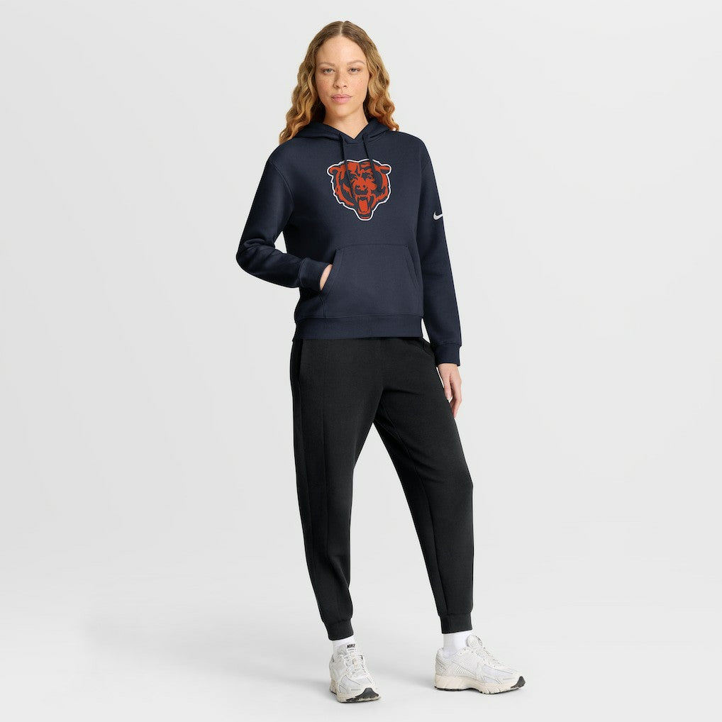 Chicago Bears Women's Club Fleece Hoodie - Navy discount