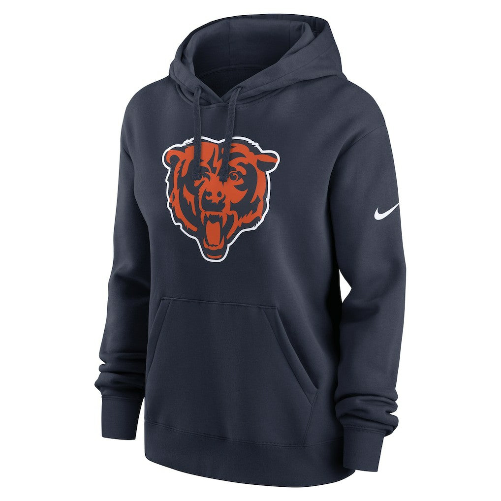Chicago Bears Women's Club Fleece Hoodie - Navy discount