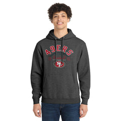 San Francisco 49ers Starter Pullover Hoodie - Heather Charcoal for sale
