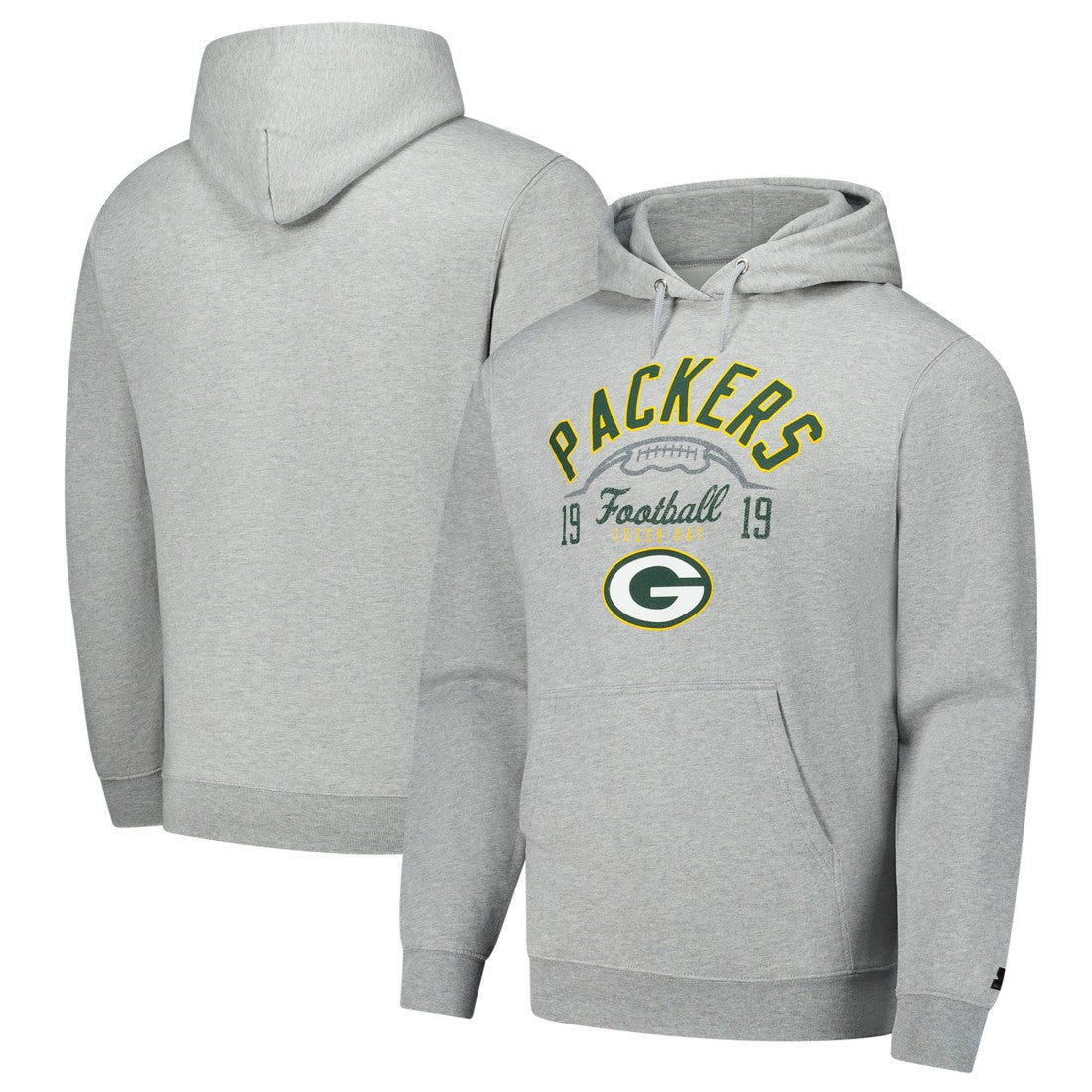 Green Bay Packers Starter Pullover Hoodie - Heather Gray outlet