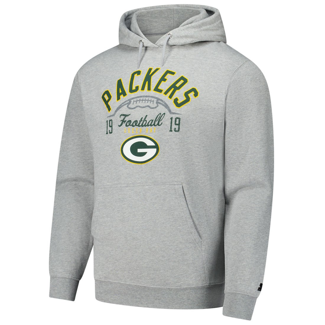 Green Bay Packers Starter Pullover Hoodie - Heather Gray outlet