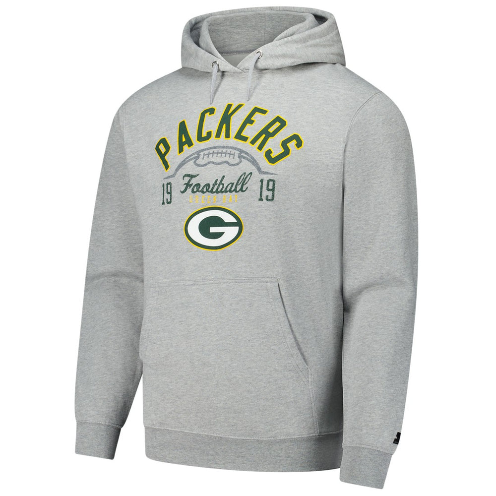 Green Bay Packers Starter Pullover Hoodie - Heather Gray outlet