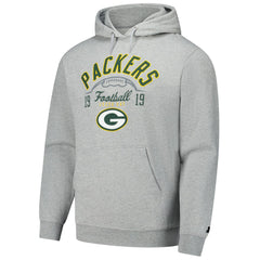Green Bay Packers Starter Pullover Hoodie - Heather Gray outlet