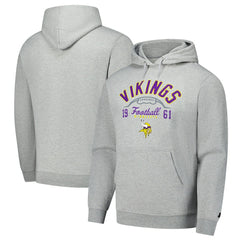 Minnesota Vikings Starter Pullover Hoodie - Heather Gray cheap