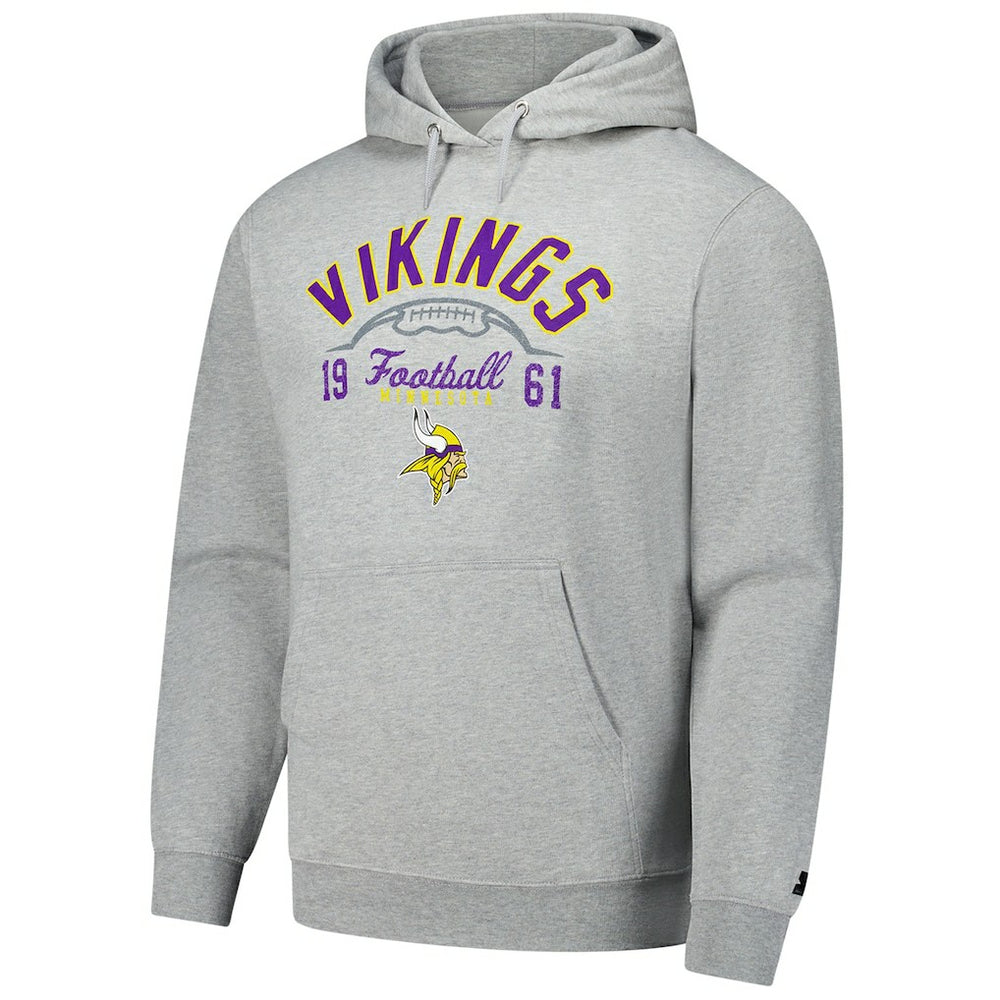Minnesota Vikings Starter Pullover Hoodie - Heather Gray cheap