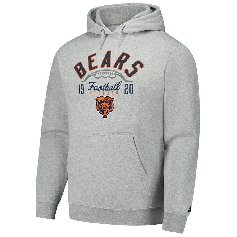 Chicago Bears Starter Pullover Hoodie - Heather Gray discount