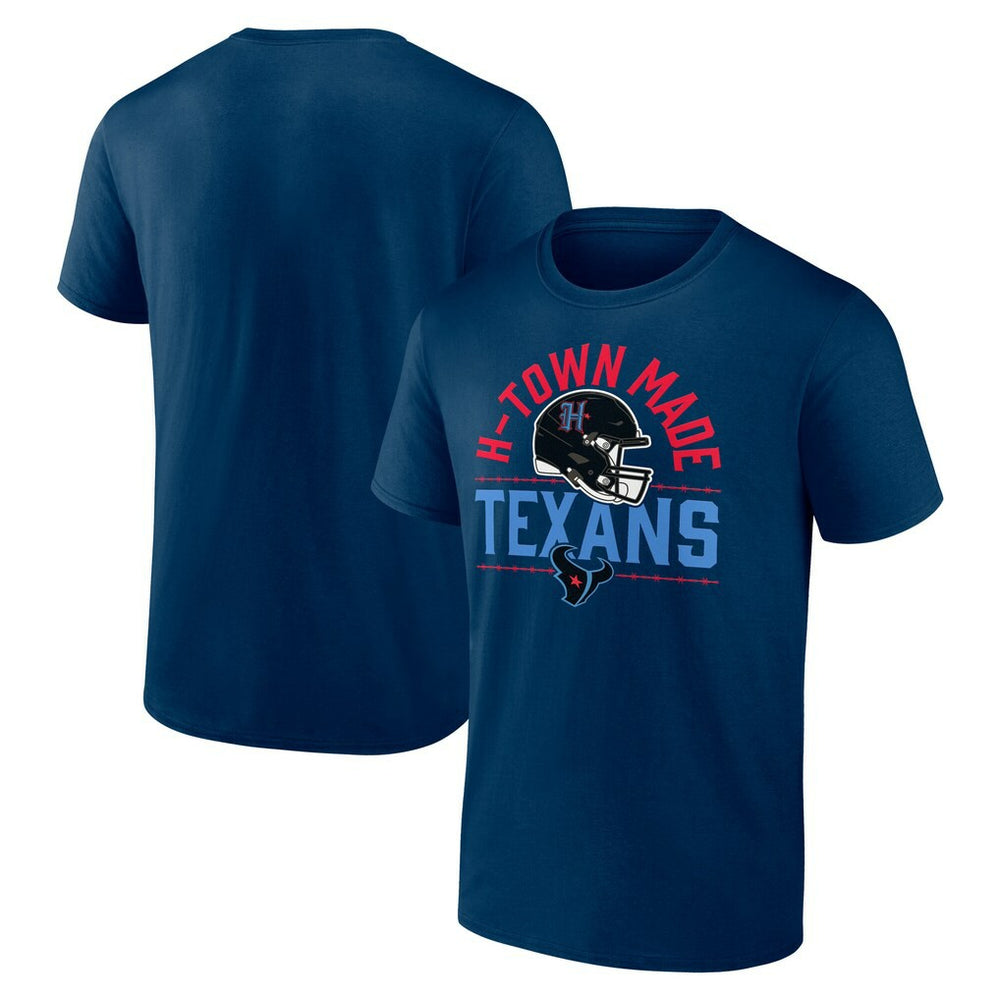 Houston Texans H-Town Helmet T-Shirt - Navy on sale