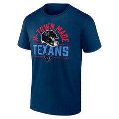 Houston Texans H-Town Helmet T-Shirt - Navy on sale