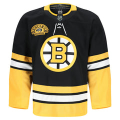 Boston Bruins Fanatics 100th Anniversary Authentic Pro Jersey - Black Jerseys