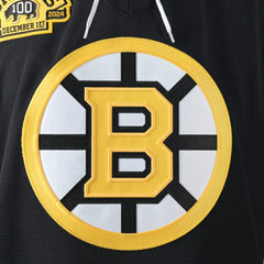 Boston Bruins Fanatics 100th Anniversary Authentic Pro Jersey - Black Jerseys