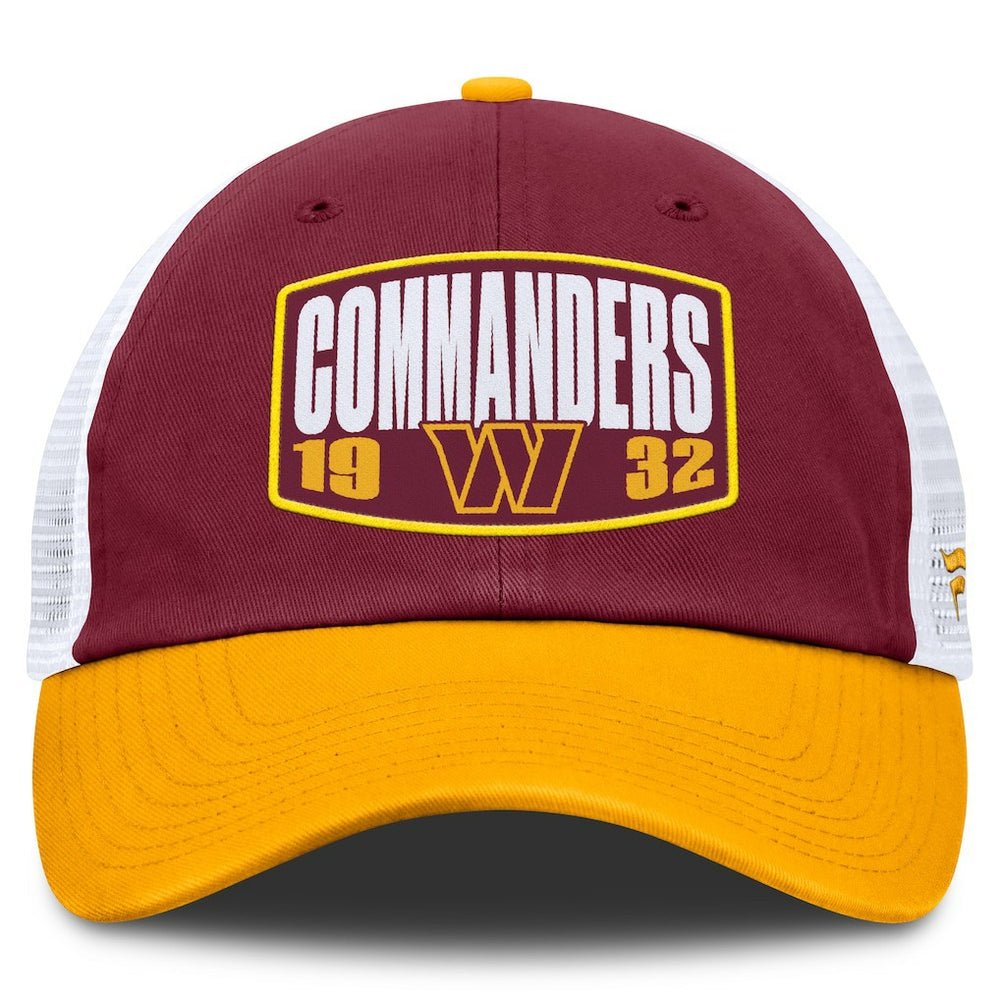 Washington Commanders Franchise Trucker Adjustable Hat - Burgundy/Gold sale