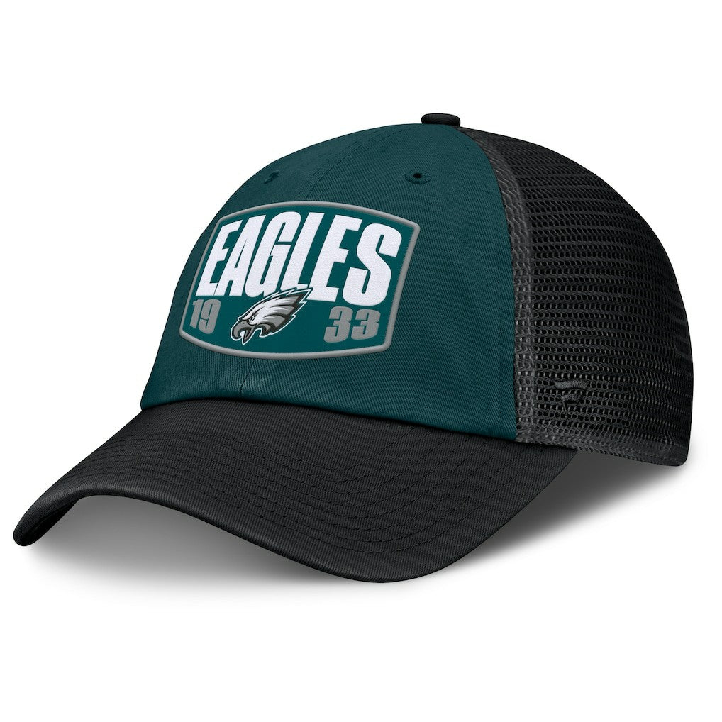 Philadelphia Eagles Franchise Trucker Adjustable Hat - Midnight Green/Black cheap