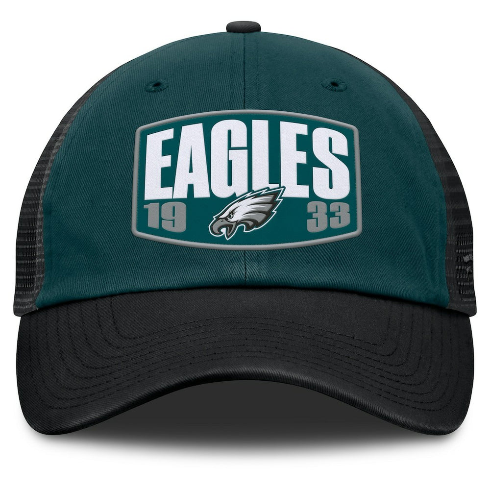Philadelphia Eagles Franchise Trucker Adjustable Hat - Midnight Green/Black cheap