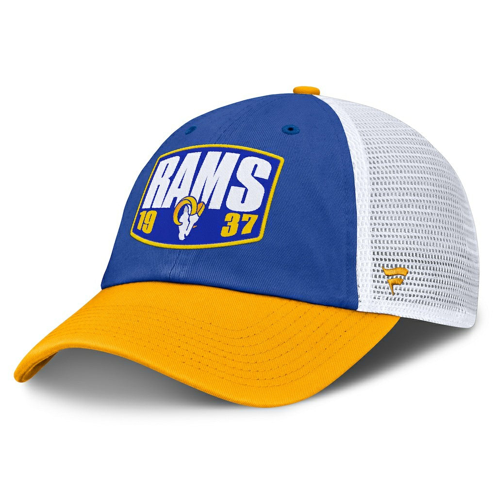 Los Angeles Rams Franchise Trucker Adjustable Hat - Royal/Gold sale