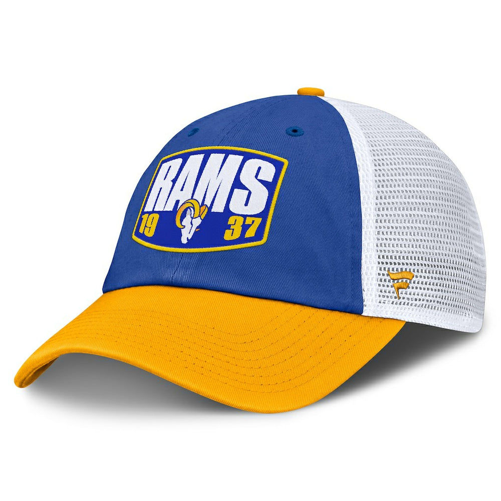 Los Angeles Rams Franchise Trucker Adjustable Hat - Royal/Gold sale