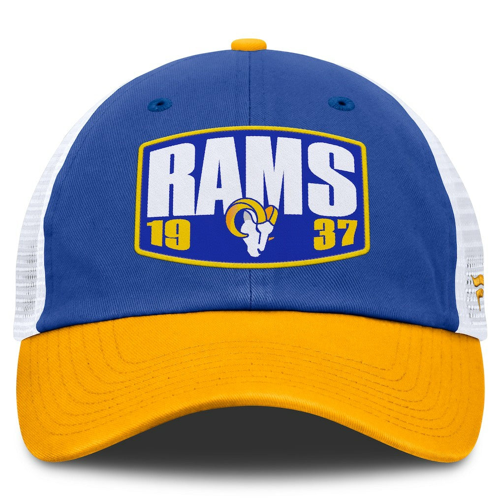 Los Angeles Rams Franchise Trucker Adjustable Hat - Royal/Gold sale