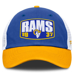 Los Angeles Rams Franchise Trucker Adjustable Hat - Royal/Gold sale