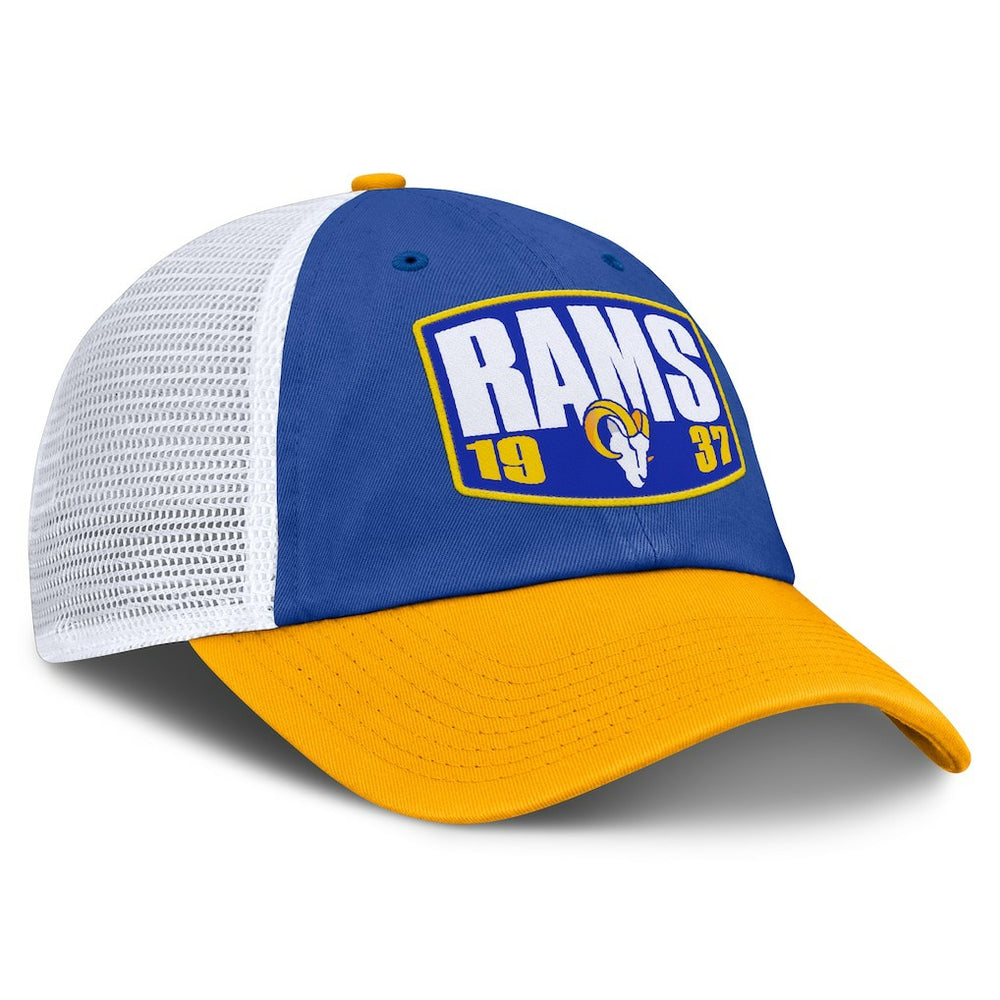 Los Angeles Rams Franchise Trucker Adjustable Hat - Royal/Gold sale