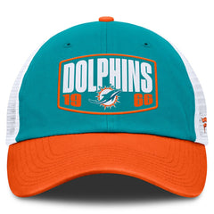 Miami Dolphins Franchise Trucker Adjustable Hat - Aqua/Orange outlet