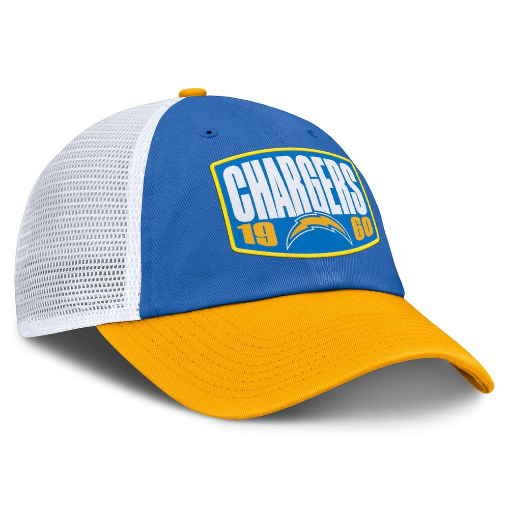Los Angeles Chargers Franchise Trucker Adjustable Hat - Powder Blue/Gold on sale