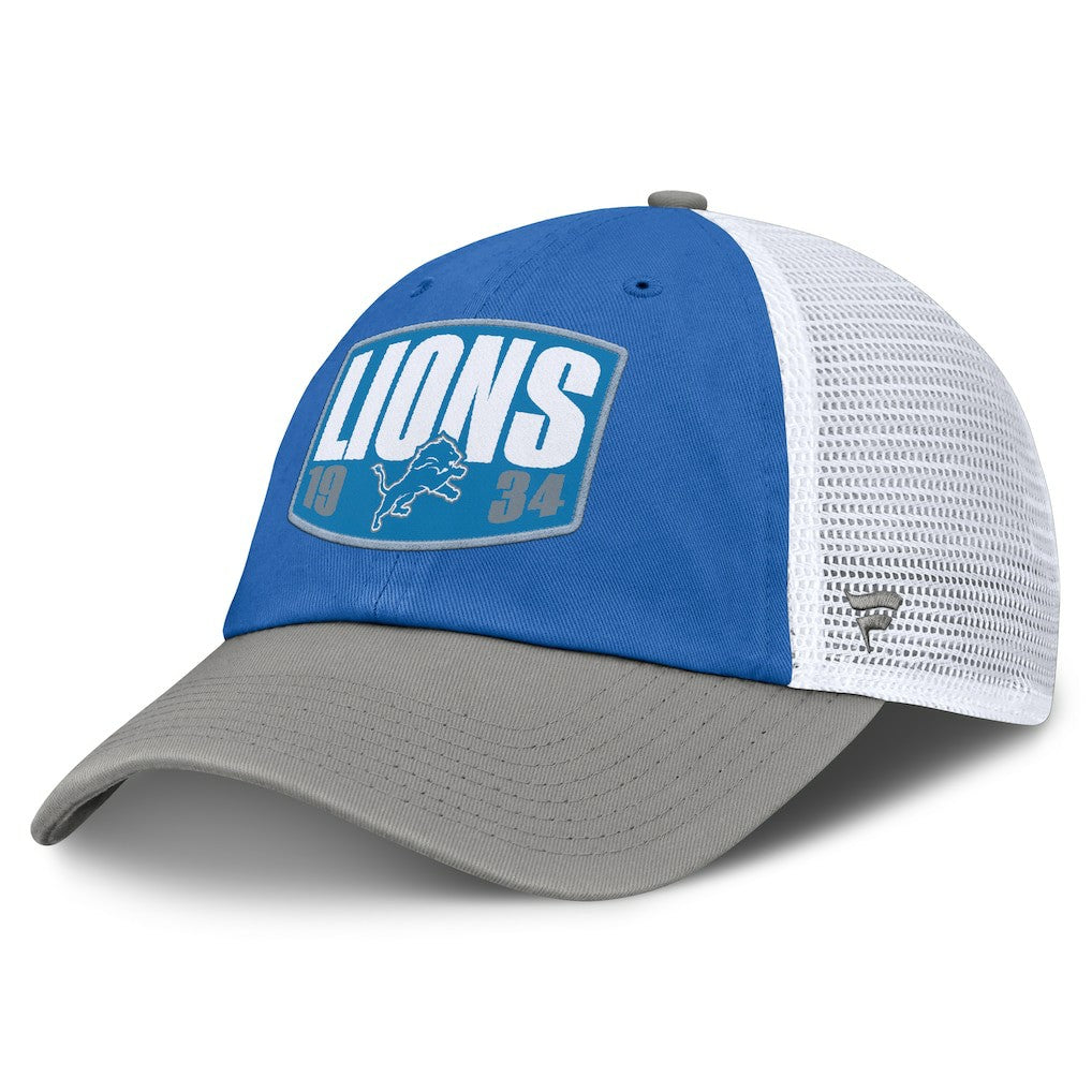 Detroit Lions Franchise Trucker Adjustable Hat - Blue/Gray outlet