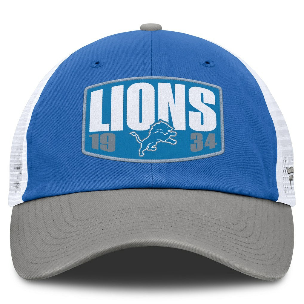 Detroit Lions Franchise Trucker Adjustable Hat - Blue/Gray outlet