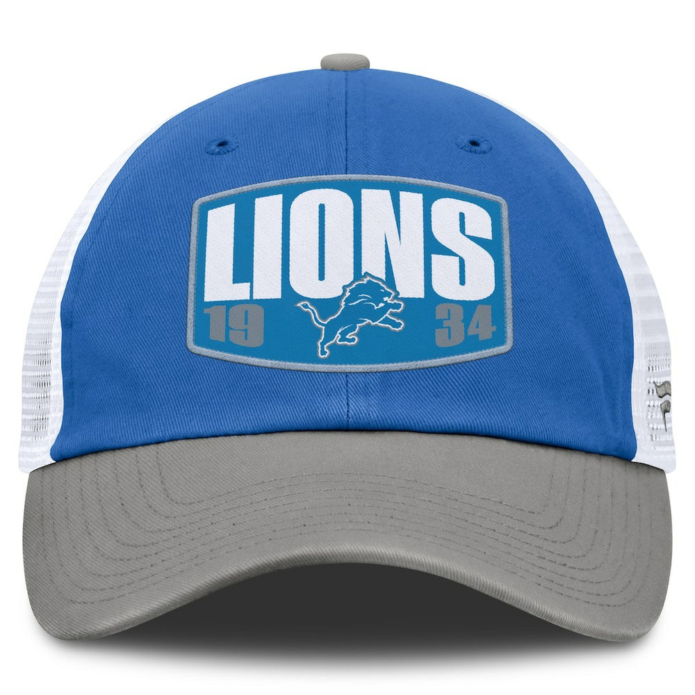 Detroit Lions Franchise Trucker Adjustable Hat - Blue/Gray outlet