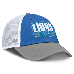 Detroit Lions Franchise Trucker Adjustable Hat - Blue/Gray outlet