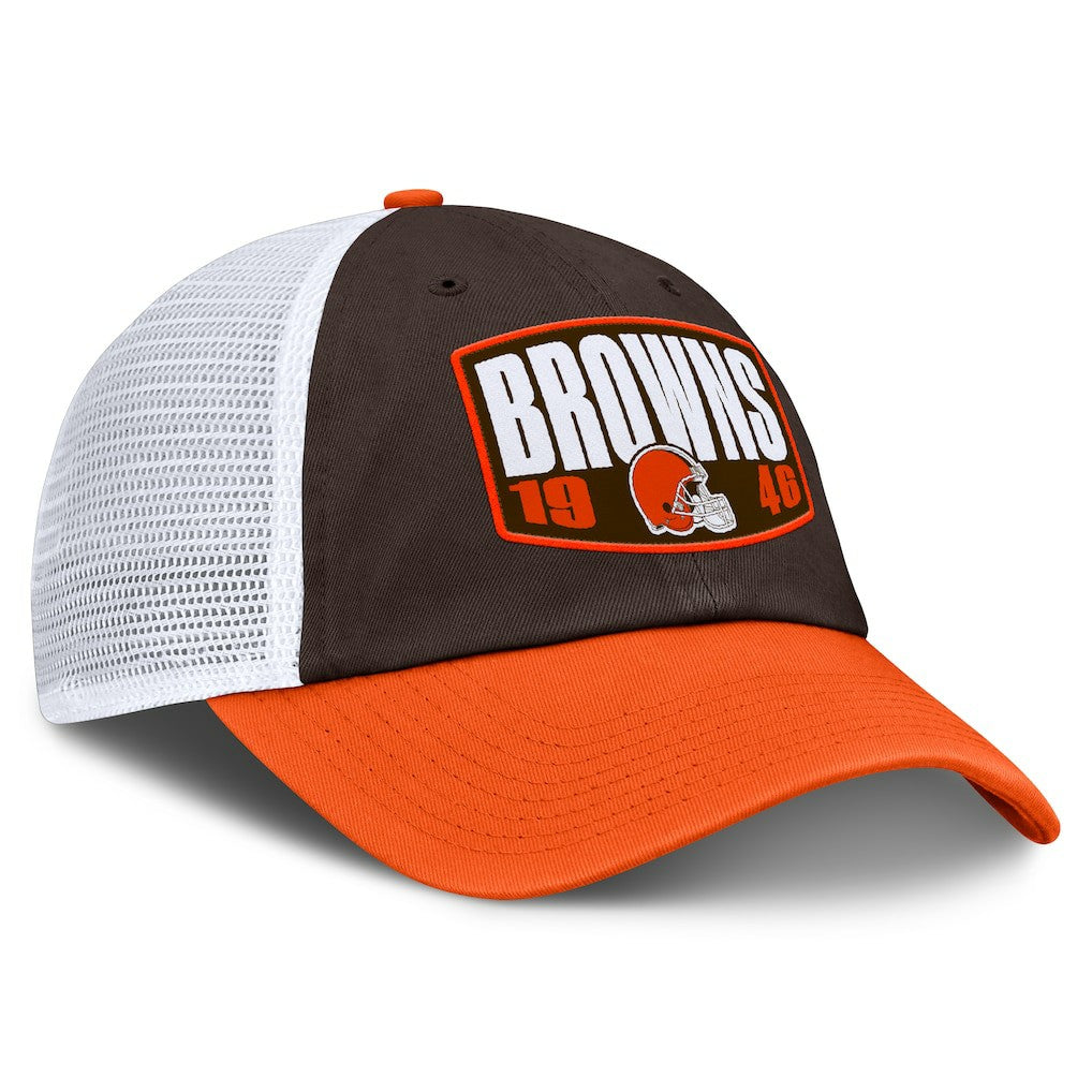 Cleveland Browns Franchise Trucker Adjustable Hat - Brown/Orange on sale