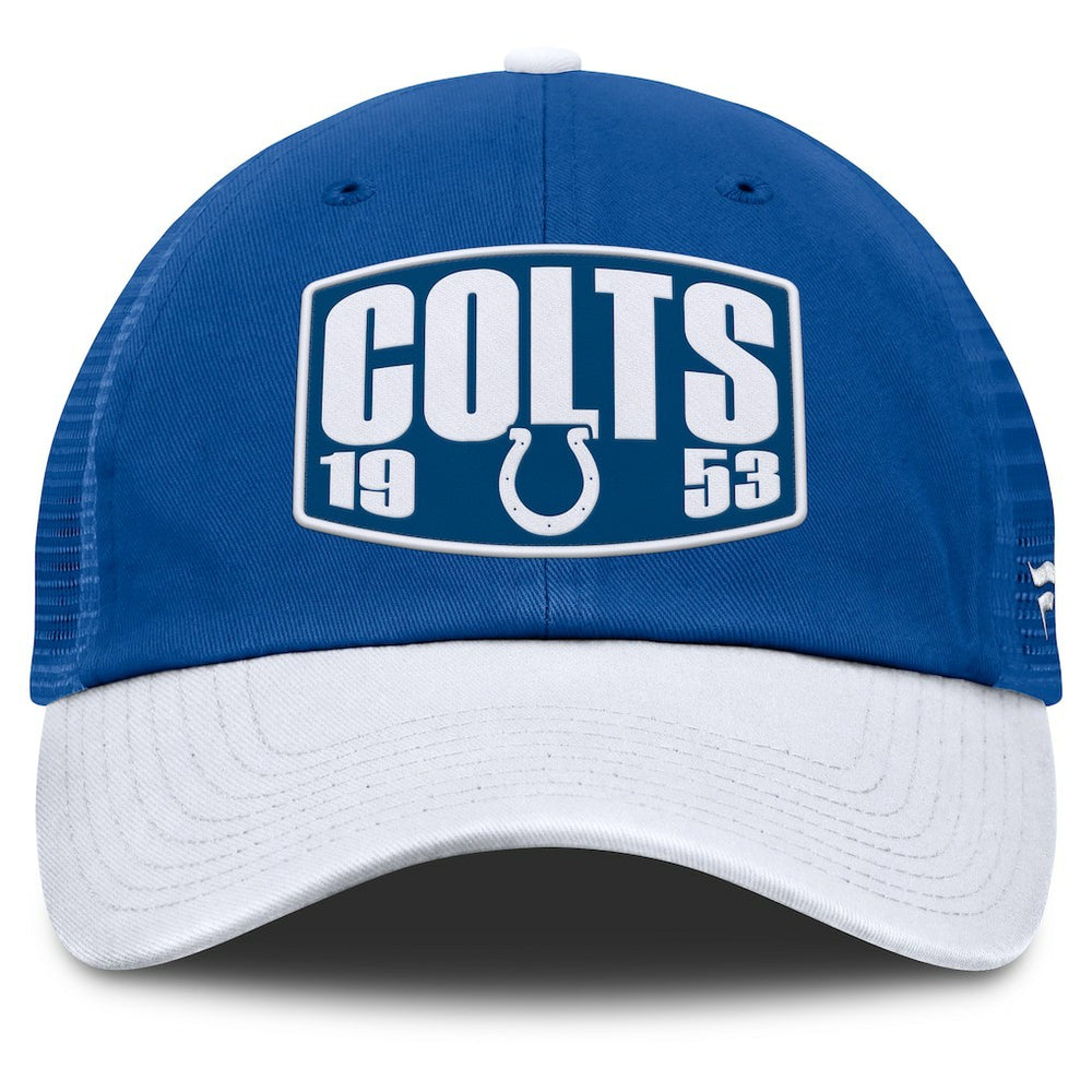 Indianapolis Colts Franchise Trucker Adjustable Hat - Royal/White cheap