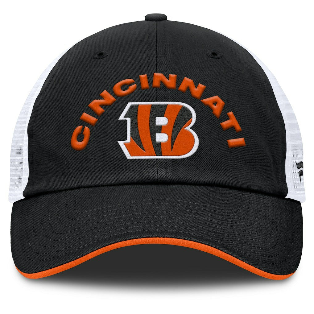 Cincinnati Bengals Reverse Trucker Adjustable Hat - Black/White cheap