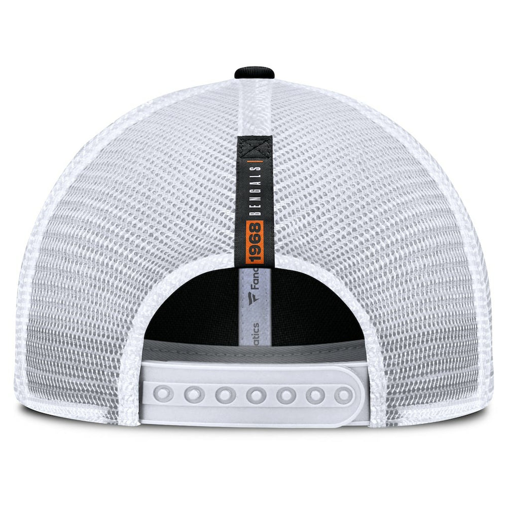 Cincinnati Bengals Reverse Trucker Adjustable Hat - Black/White cheap