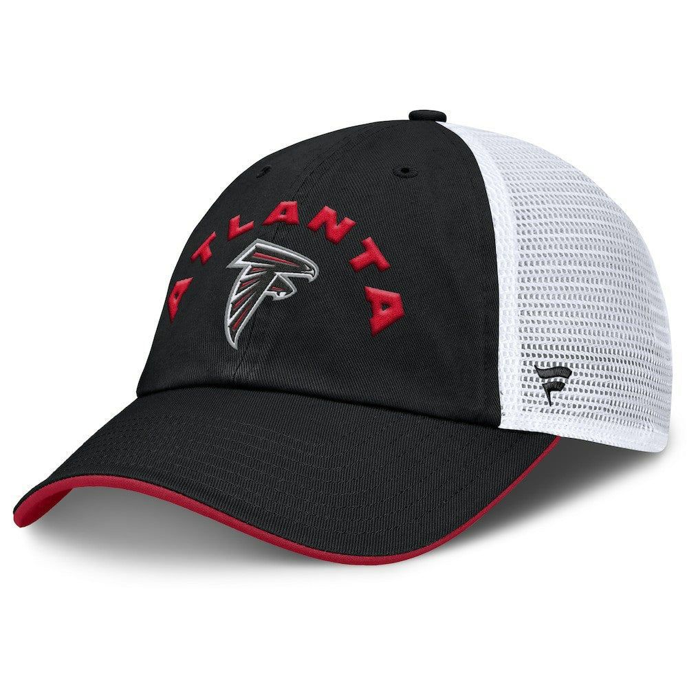 Atlanta Falcons Reverse Trucker Adjustable Hat - Black/White sale