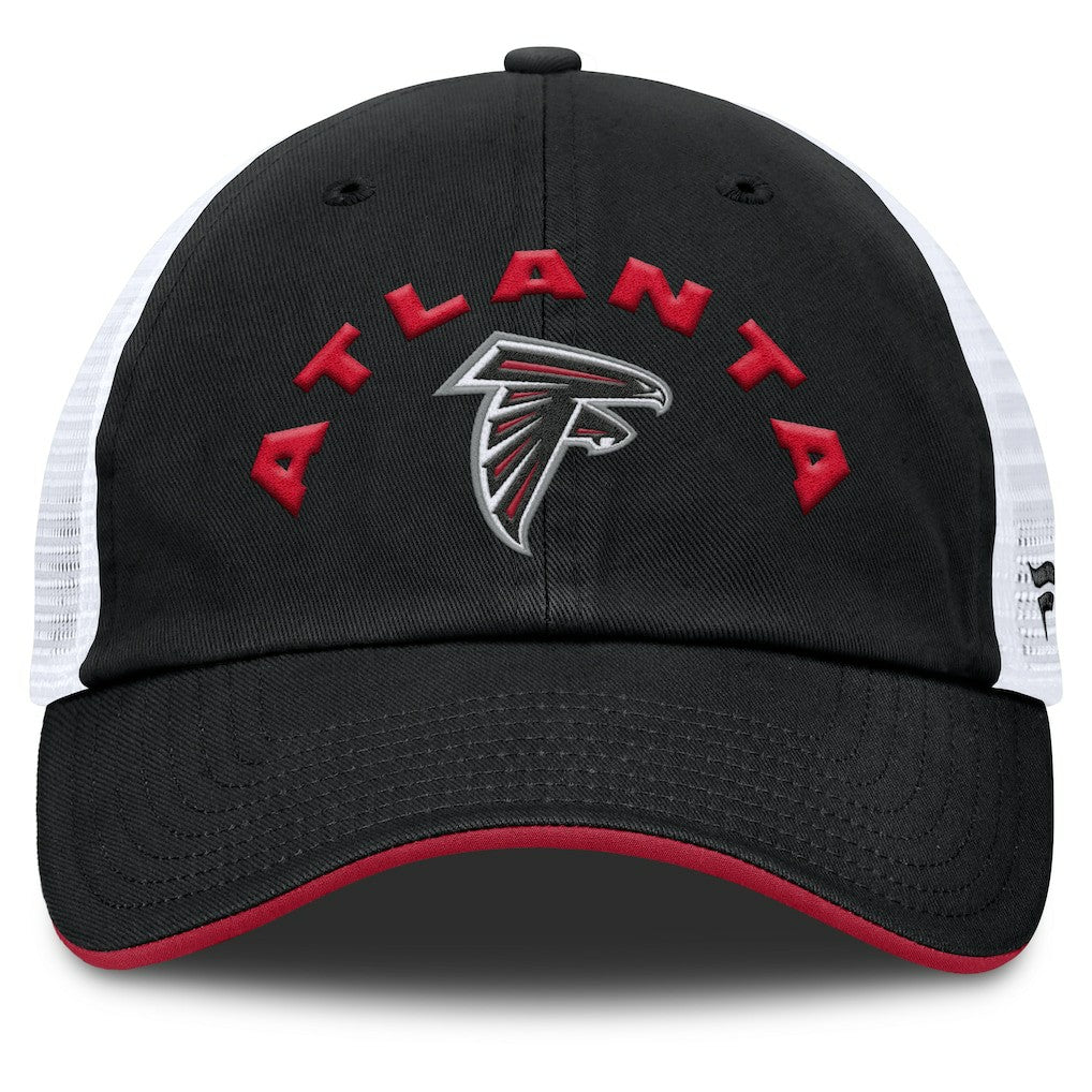 Atlanta Falcons Reverse Trucker Adjustable Hat - Black/White sale