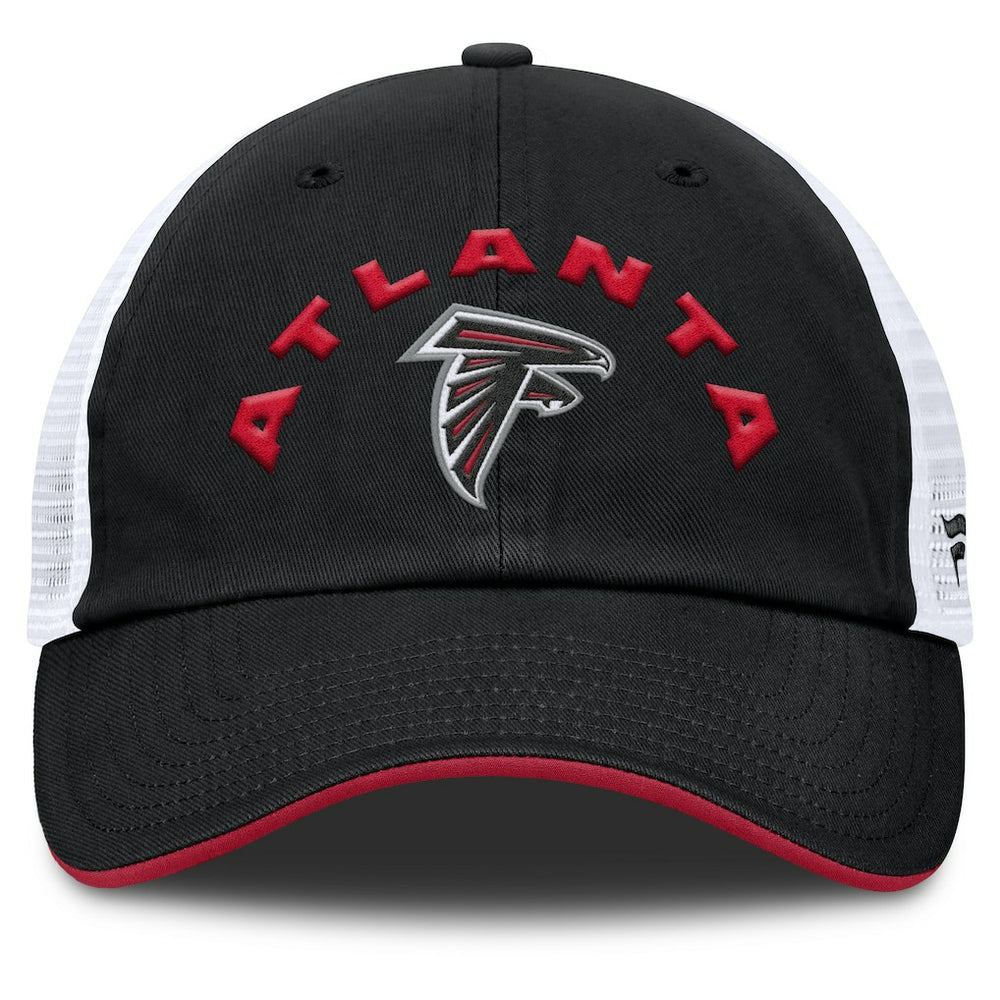 Atlanta Falcons Reverse Trucker Adjustable Hat - Black/White sale