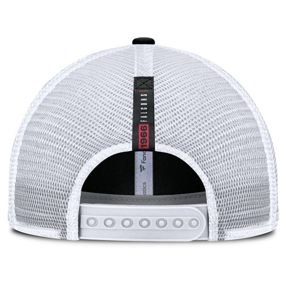 Atlanta Falcons Reverse Trucker Adjustable Hat - Black/White sale